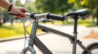 fold and unfold bike efficiently