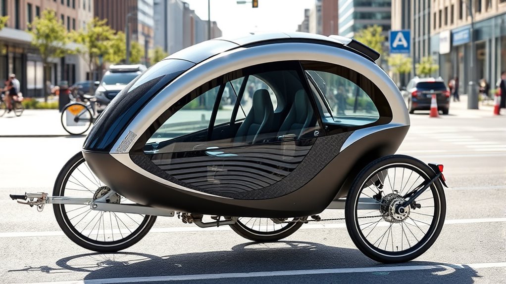 innovative eco friendly bike trailers