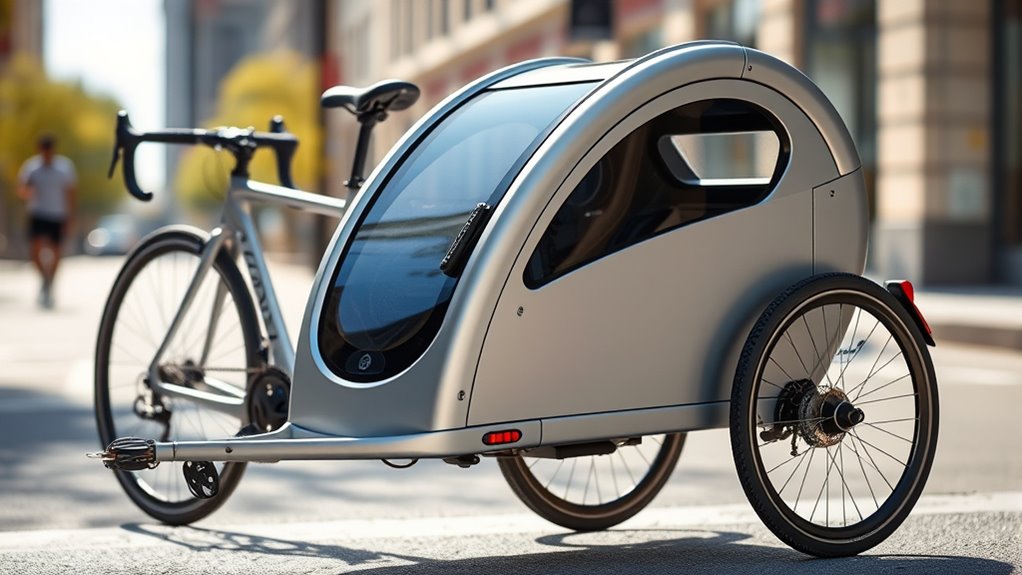 lightweight foldable touring trailer