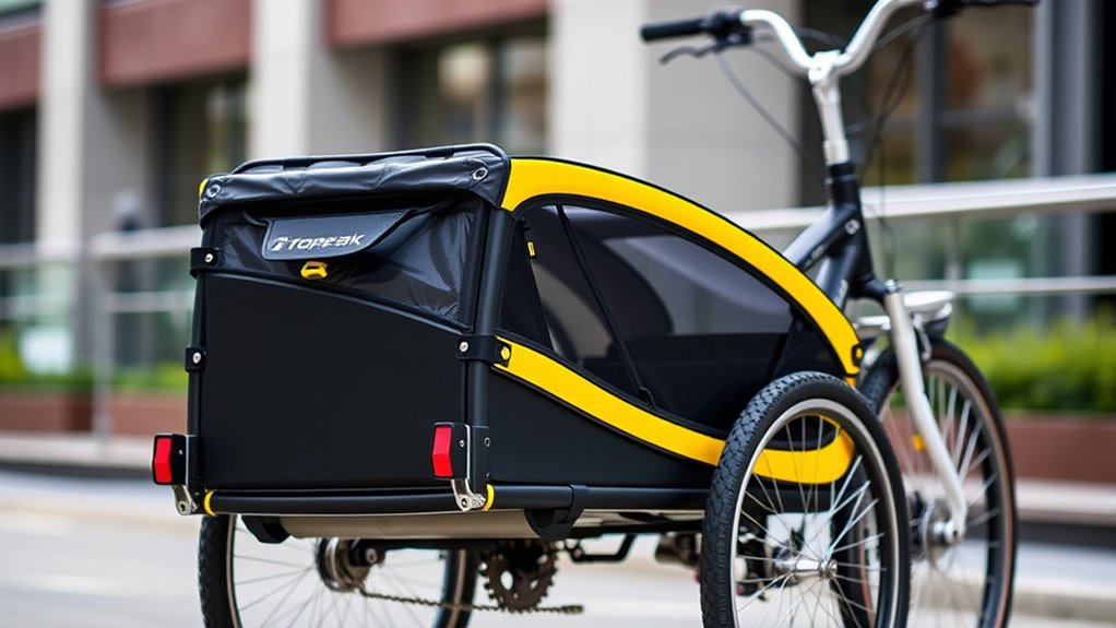 lightweight high capacity bike trailer