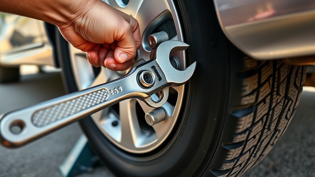 loosen lug nuts safely