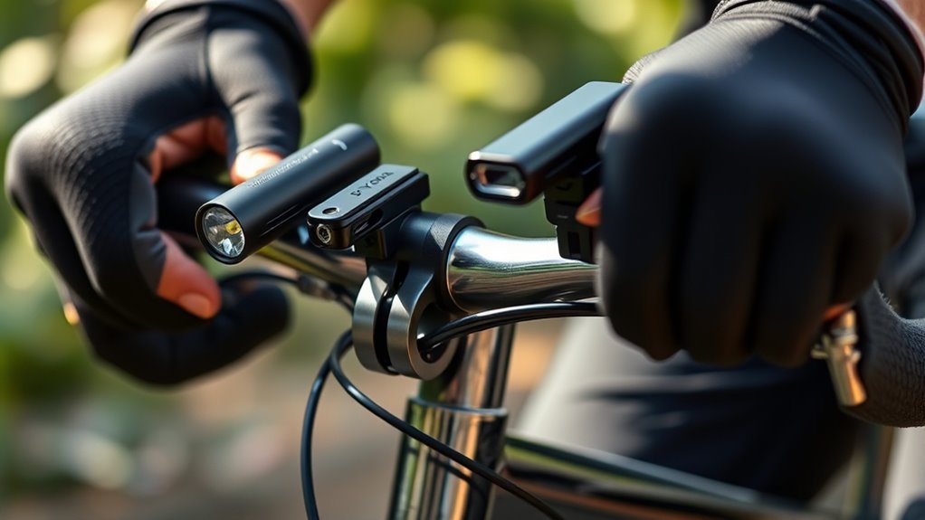 matching bike accessory mounting points