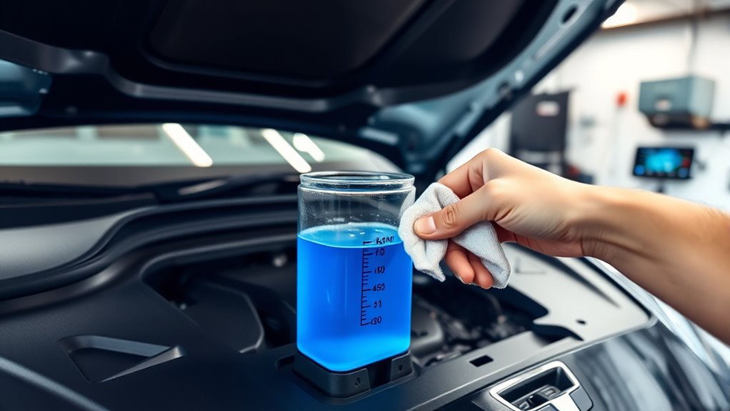 monitor and maintain vehicle fluids