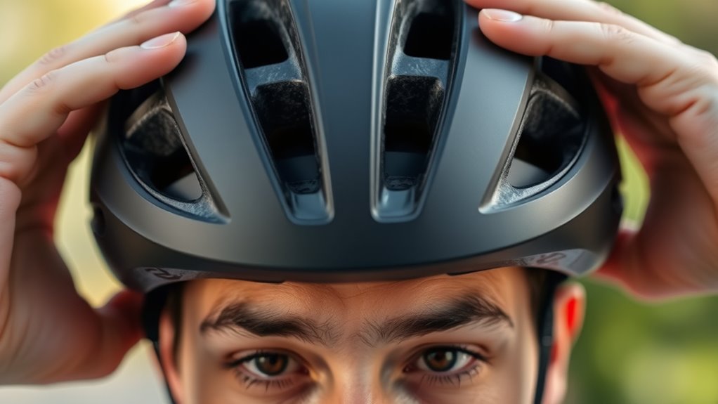 proper helmet fitting and adjustment
