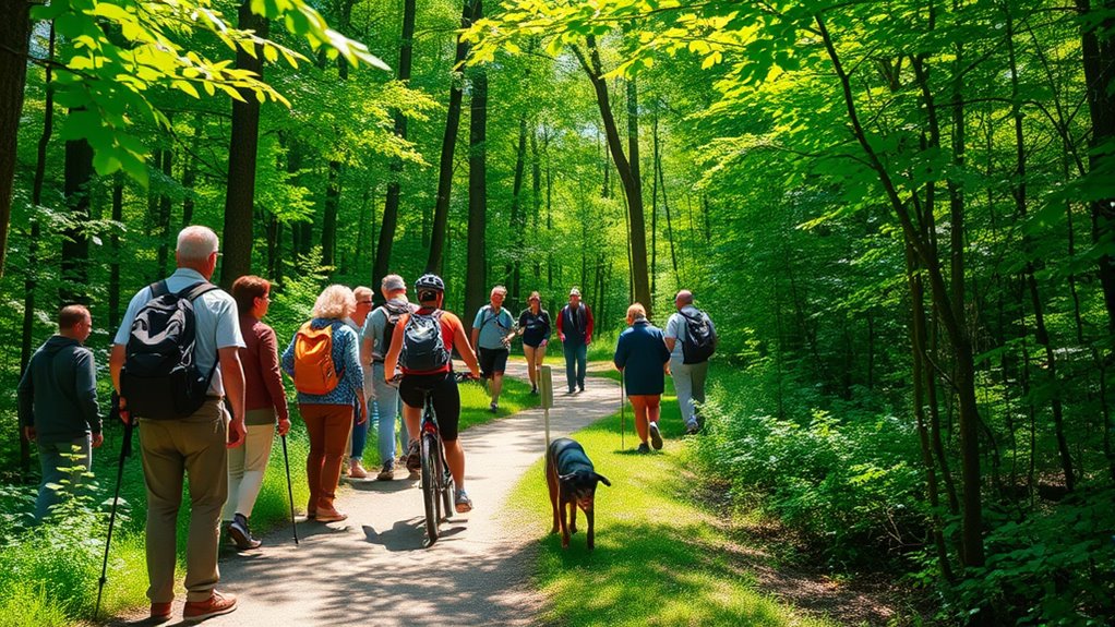 respect others on trails