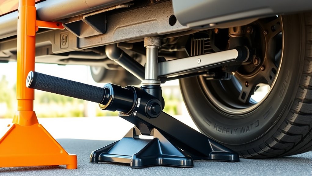 secure jack placement and stability