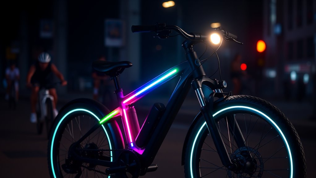 smart customizable bike lighting