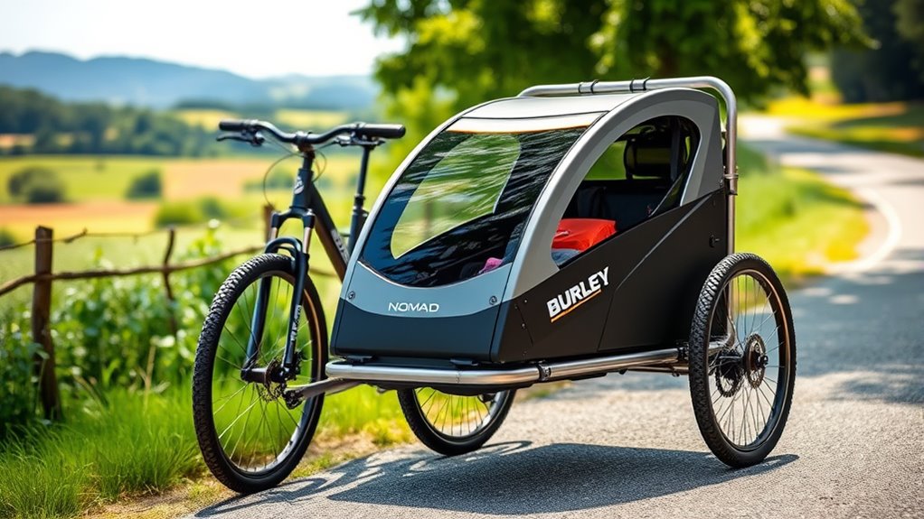 stable lightweight foldable trailer