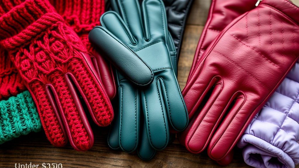 affordable stylish winter gloves