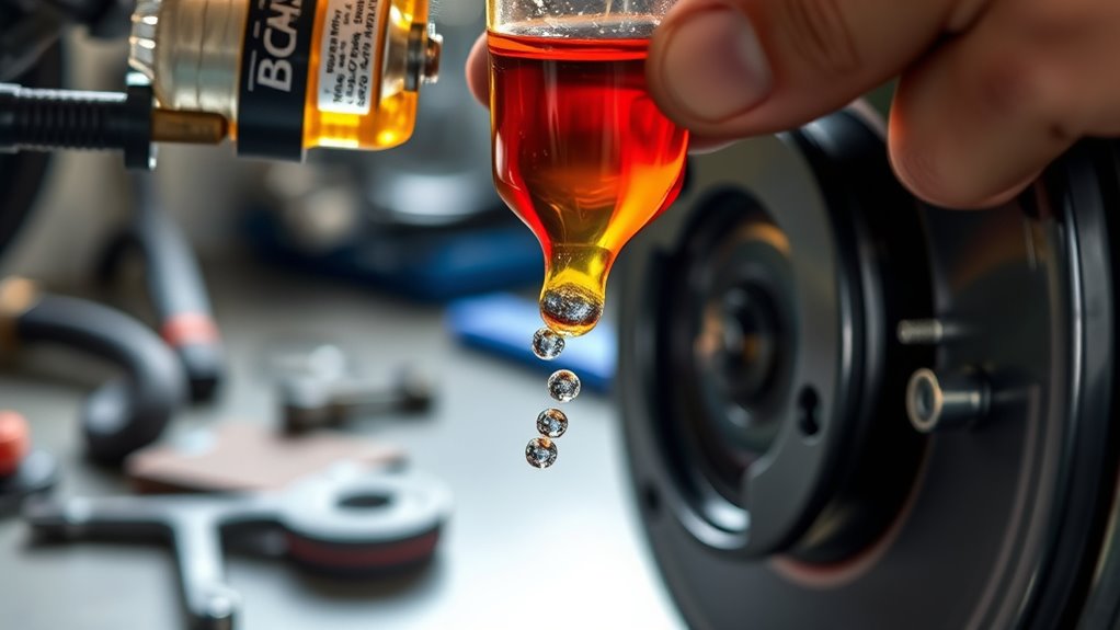 bleed brakes to release air