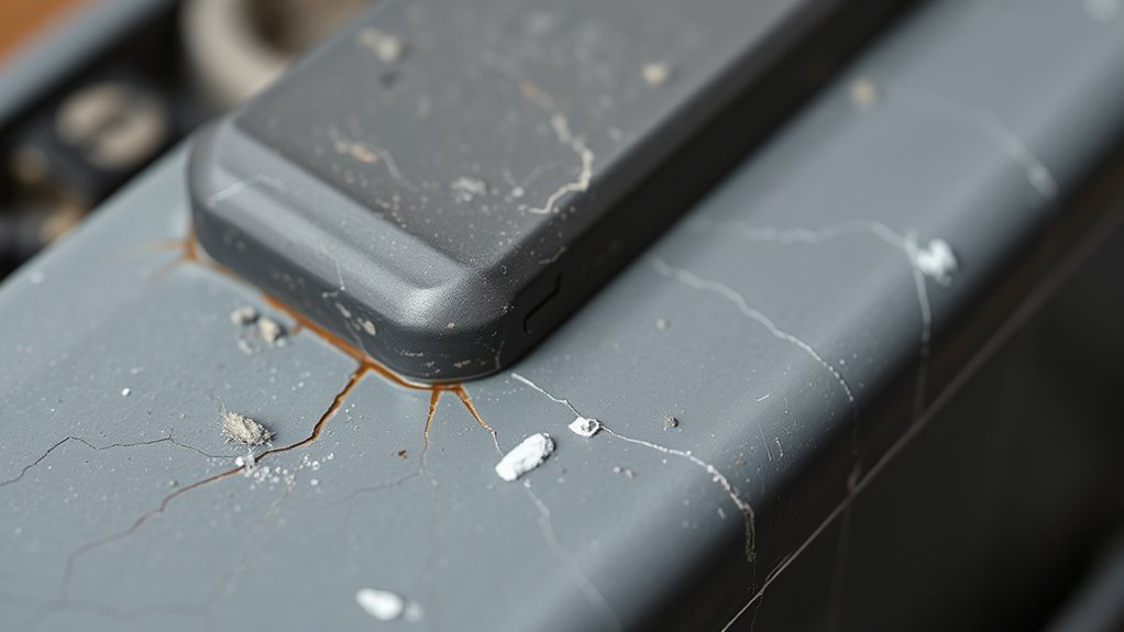 chemical reactions degrade battery
