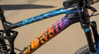 custom bike frame decal designs