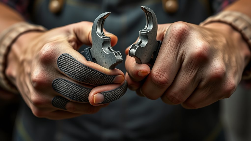 ergonomic grips enhance safety