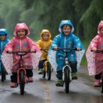 kids rain ponchos cycling