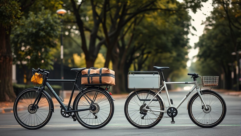 matching bike size storage