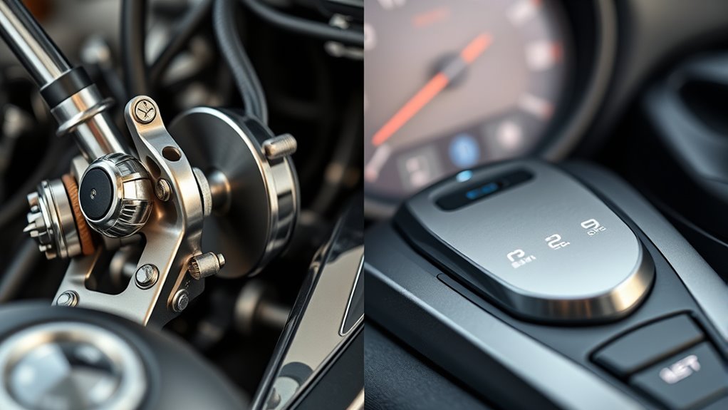 mechanical vs electronic gear shifting