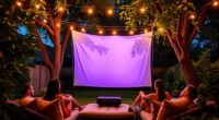 outdoor backyard movie projectors