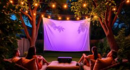 outdoor backyard movie projectors