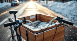 prepare cargo bike winter setup