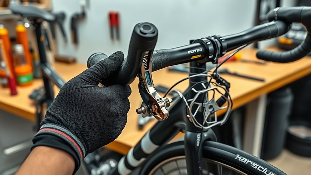 remove brake components carefully