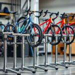 rotatable bike repair stands