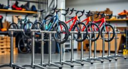 rotatable bike repair stands