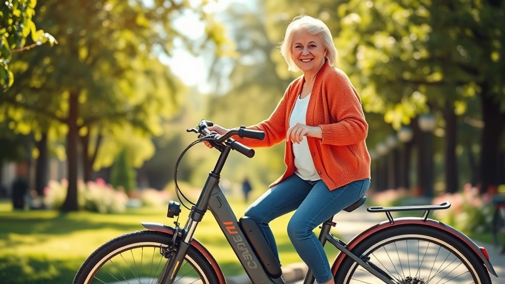 senior friendly e bike features