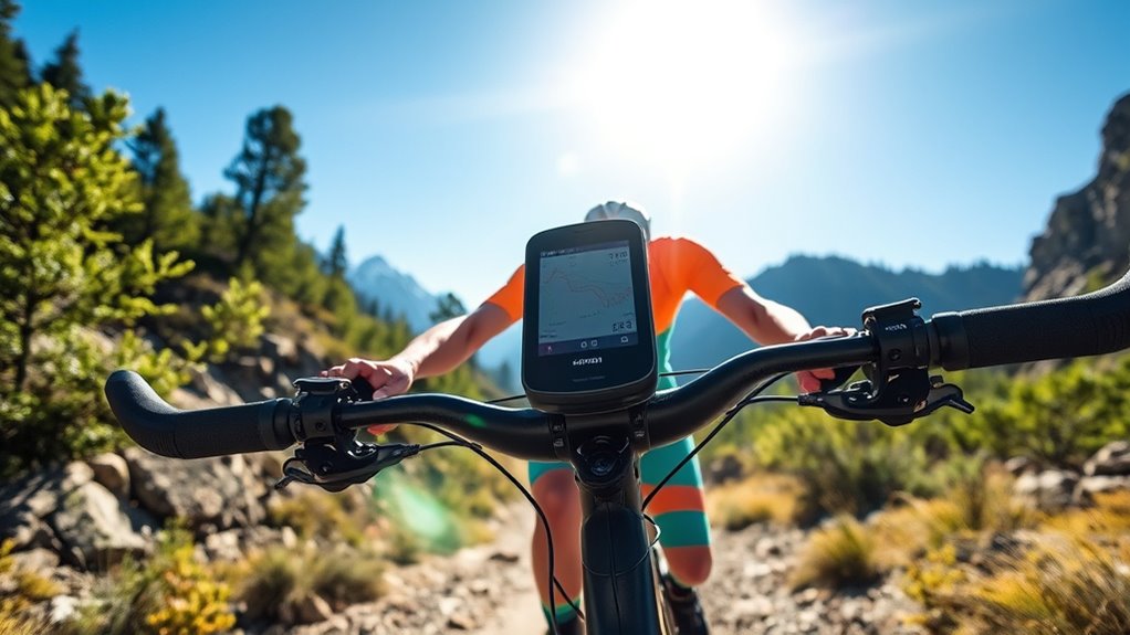 solar powered cycling gps