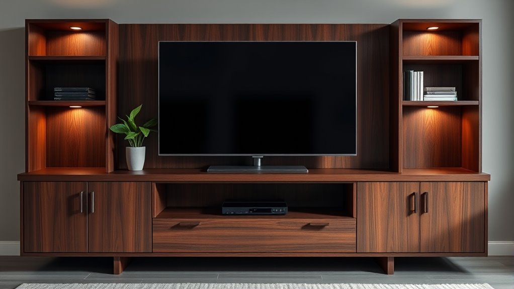 stylish functional tv stands