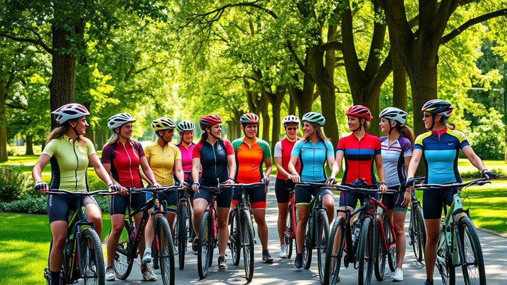 supporting women cyclists safely