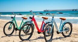 top class 2 beach cruiser e bikes