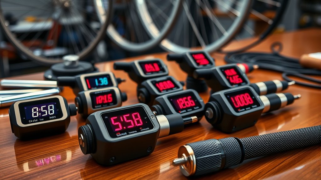 top digital spoke tension meters