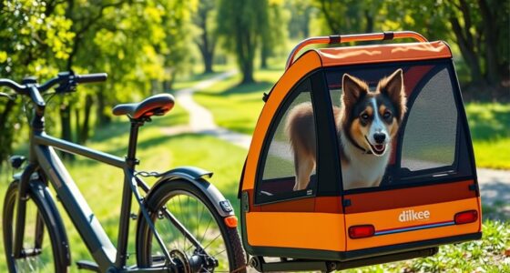 top electric bike dog trailers