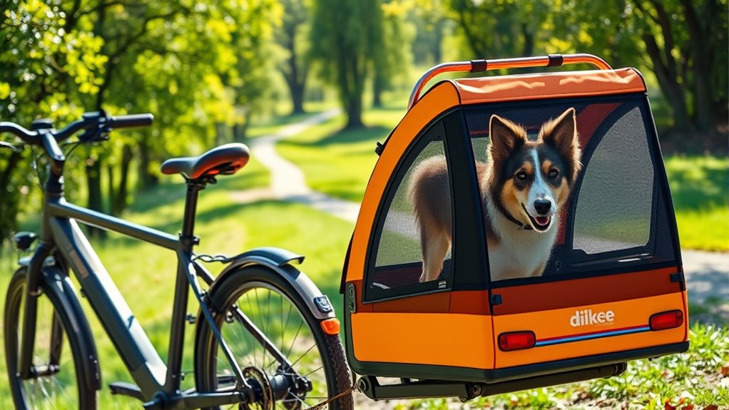 top electric bike dog trailers