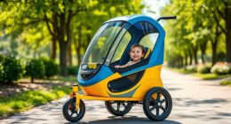 top two wheel kids strollers