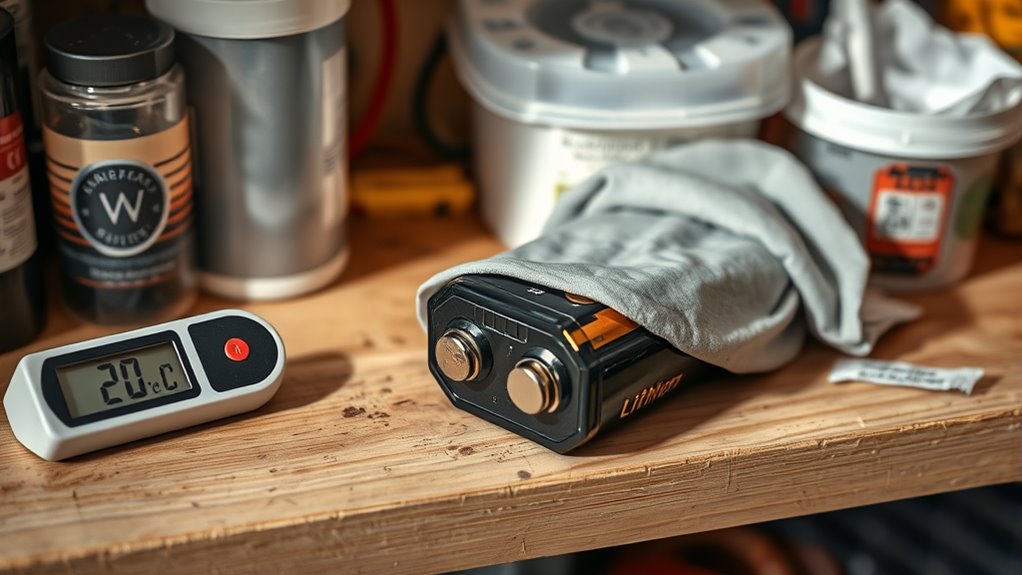 avoid full discharge and extreme temperatures