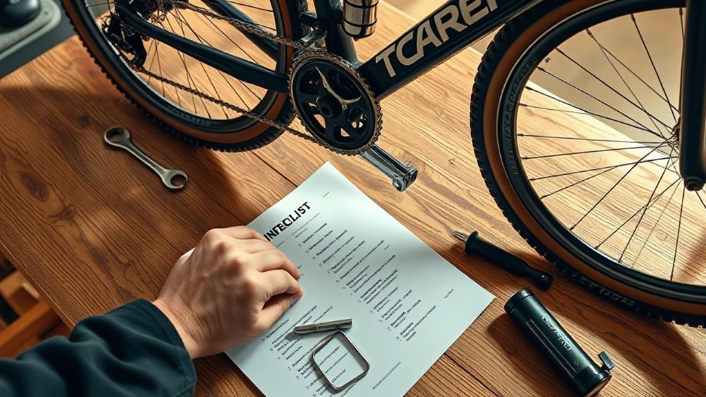 bike maintenance checklist essentials