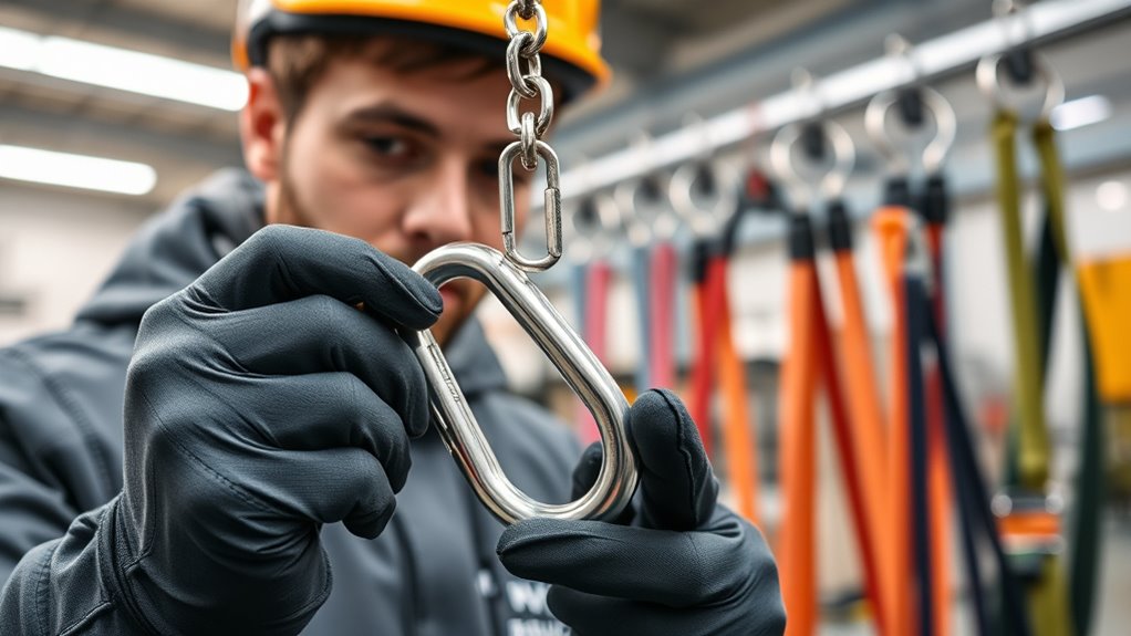check carabiner safety regularly