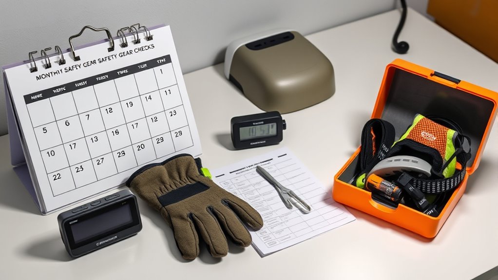monthly safety gear inspection