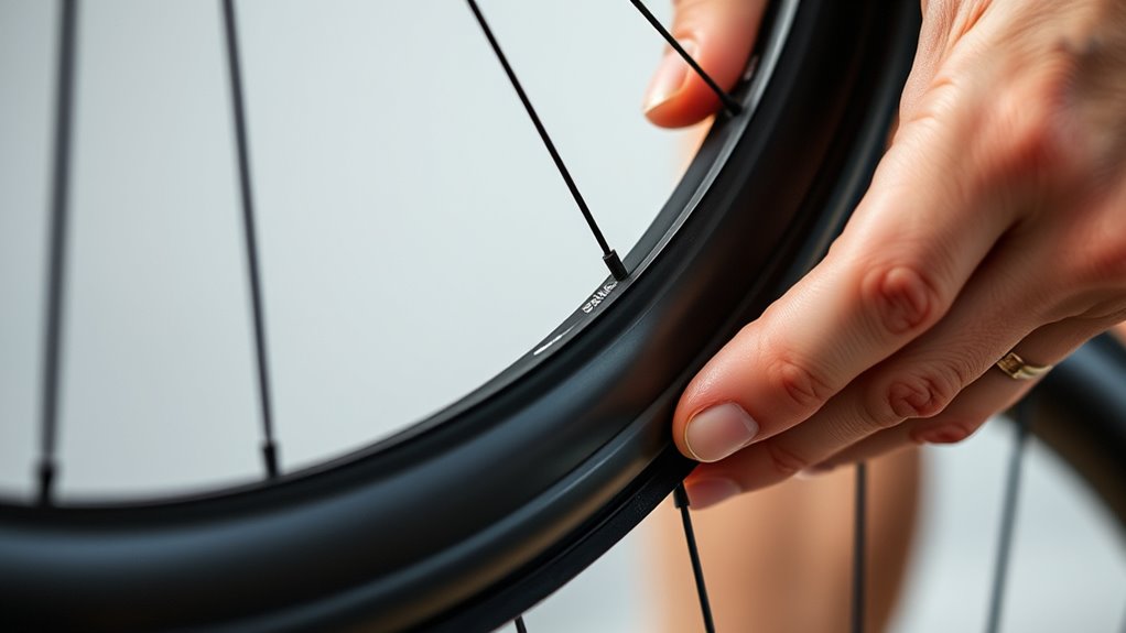 proper tire mounting technique
