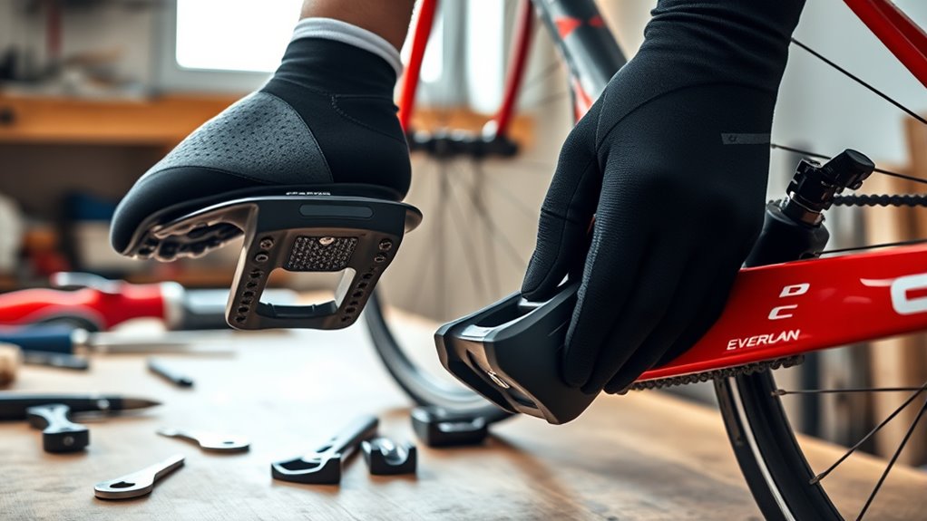 quick clipless pedal troubleshooting