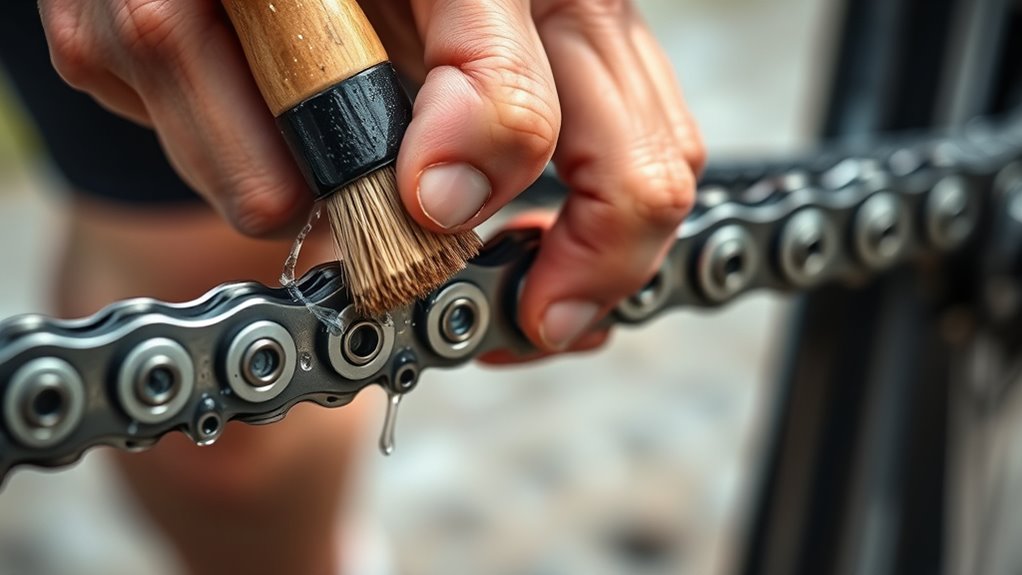 remove dirt before lubing