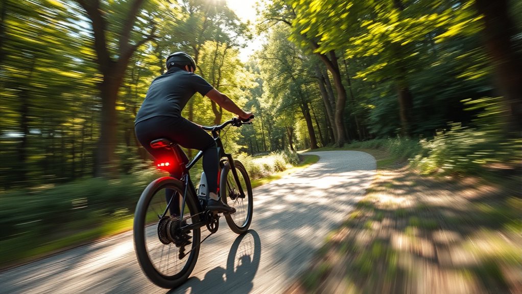 steady riding conserves battery