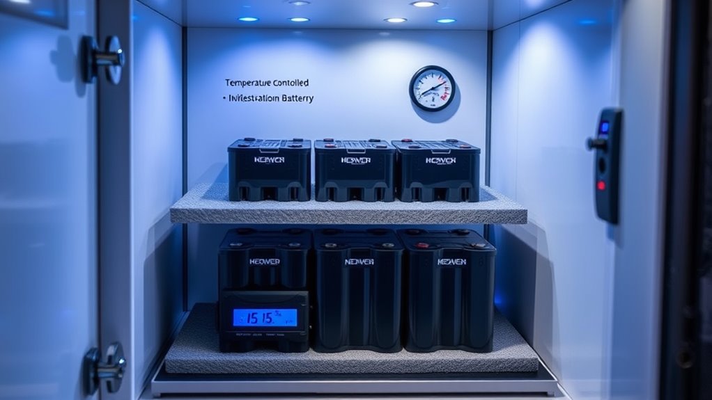 store batteries in cool dry place