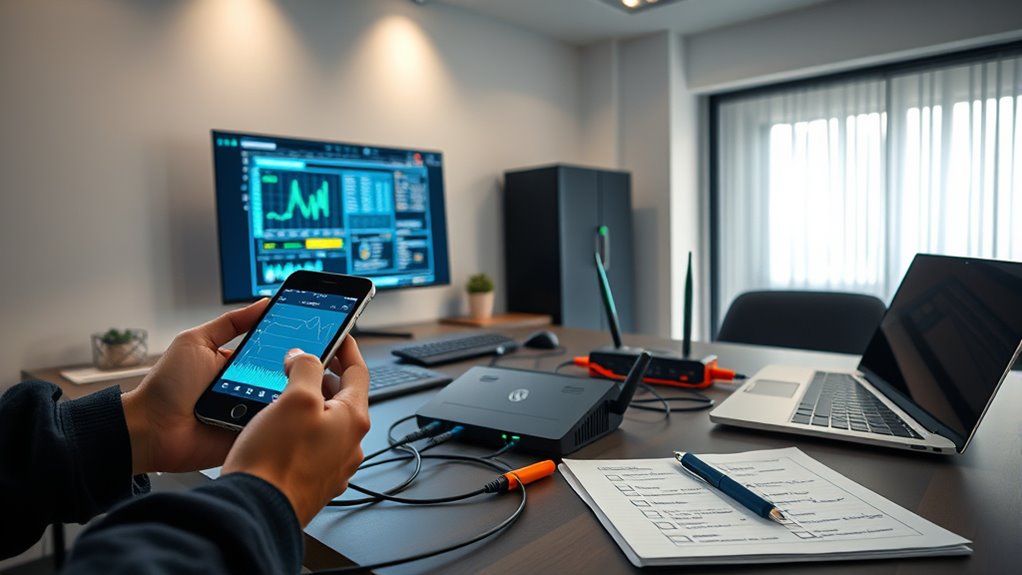 test network stability and speed