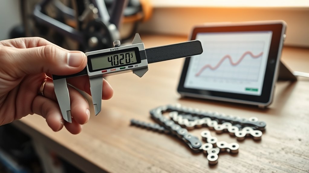 track chain wear consistently