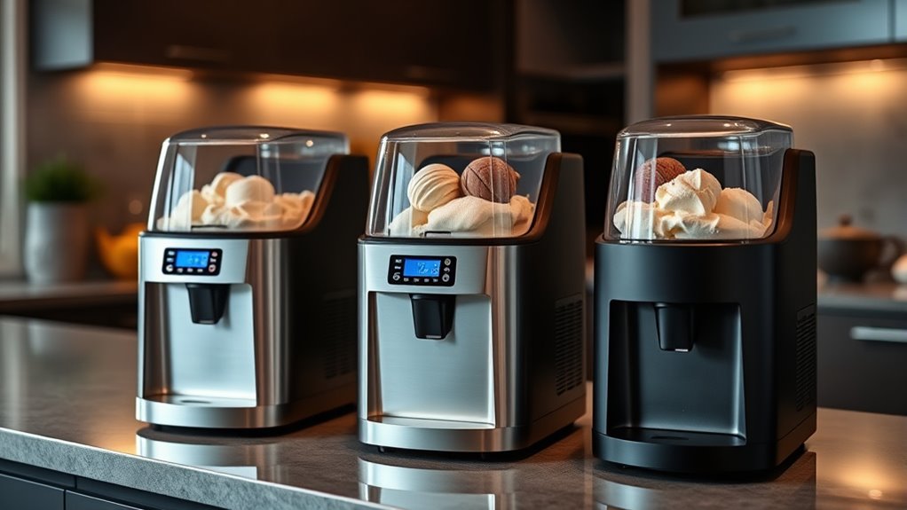 ice cream maker features