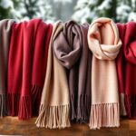 luxurious winter cashmere scarves