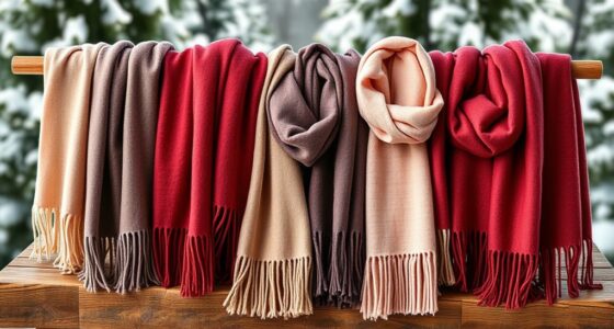 luxurious winter cashmere scarves