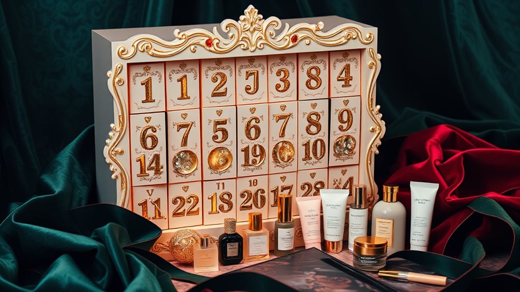 luxury beauty holiday countdown
